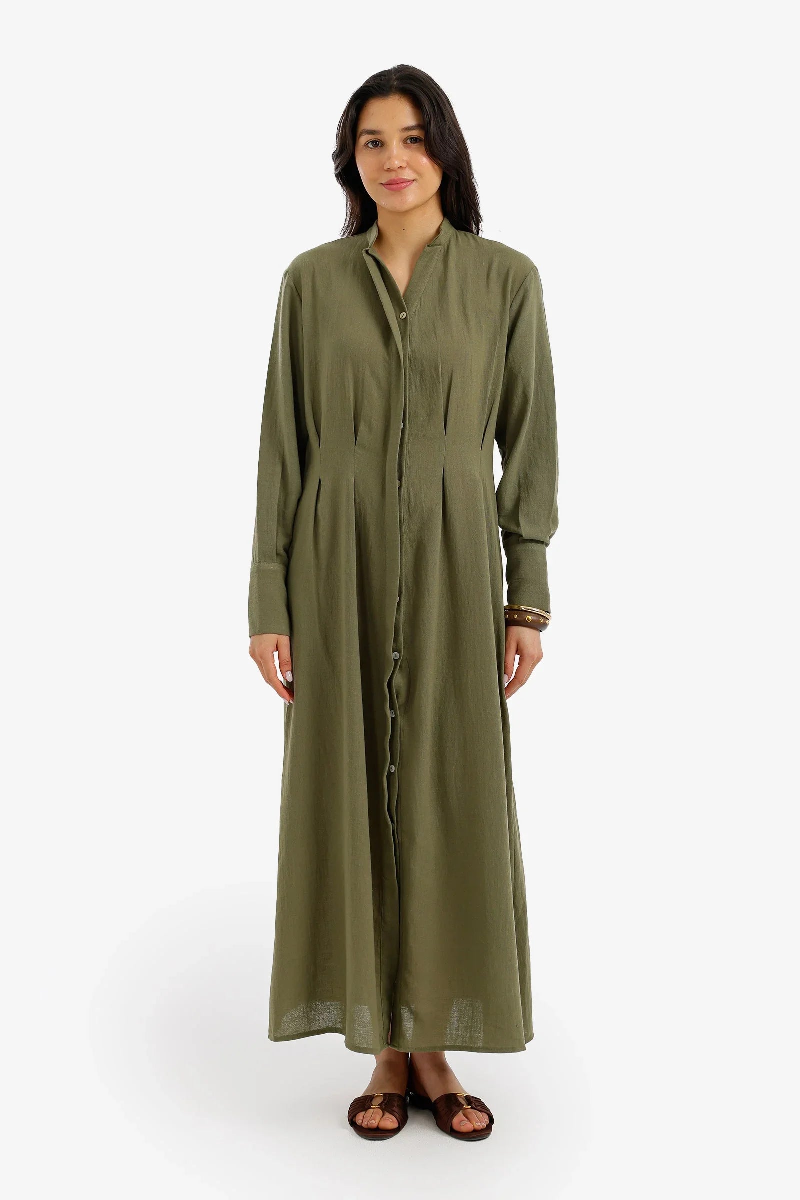 Ruched Front Midi Dress - Carina 9