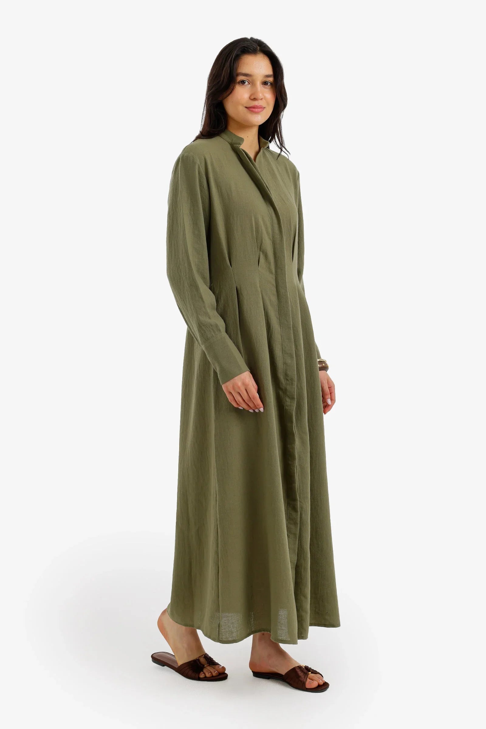 Ruched Front Midi Dress - Carina 10