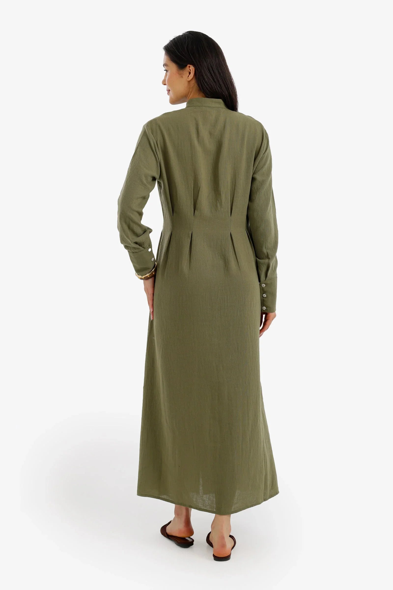 Ruched Front Midi Dress - Carina 11