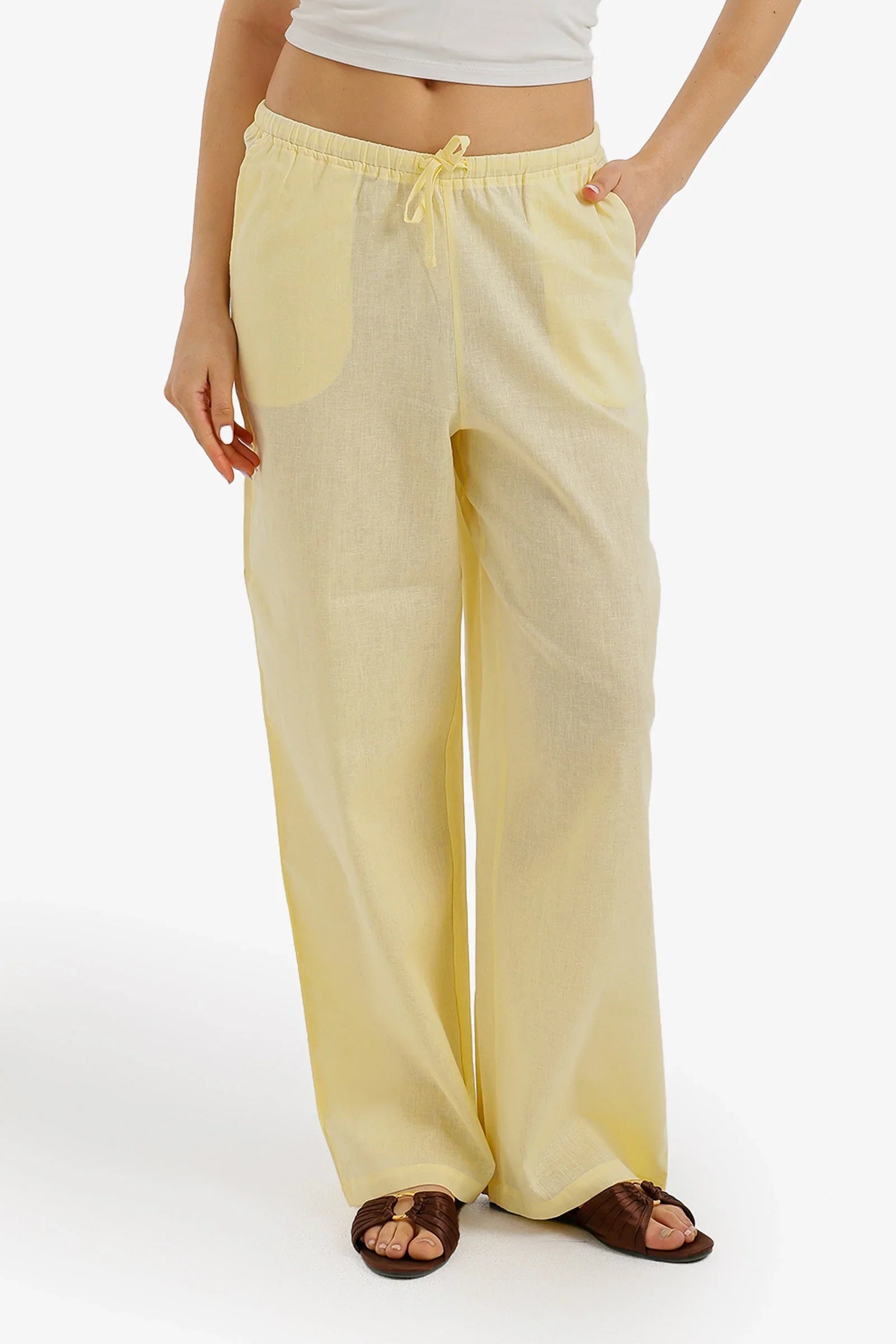 Elasticated Drawstring Lounge Pants - Carina 9