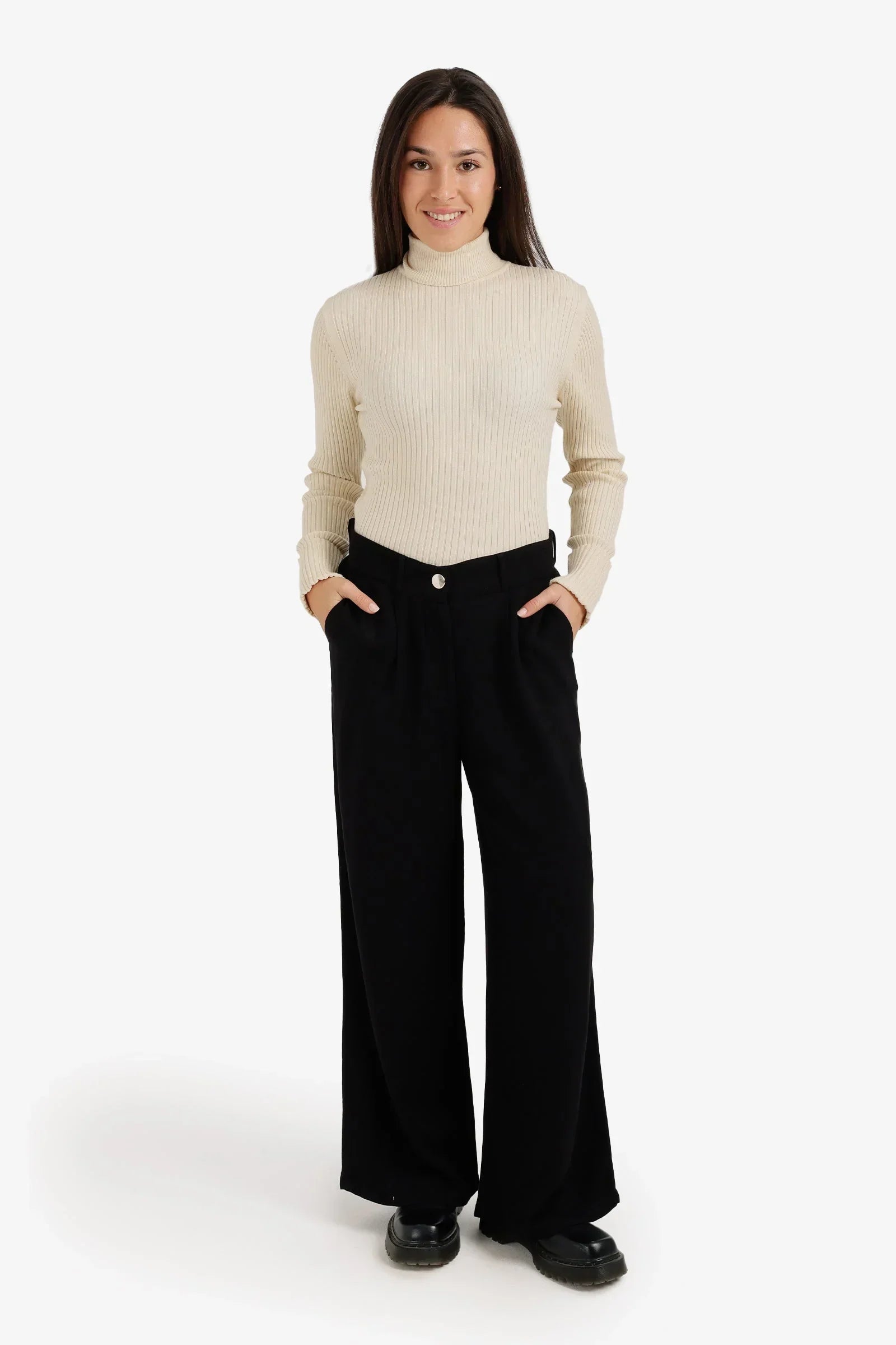 Clue - Flowy High-Waist Pants 5