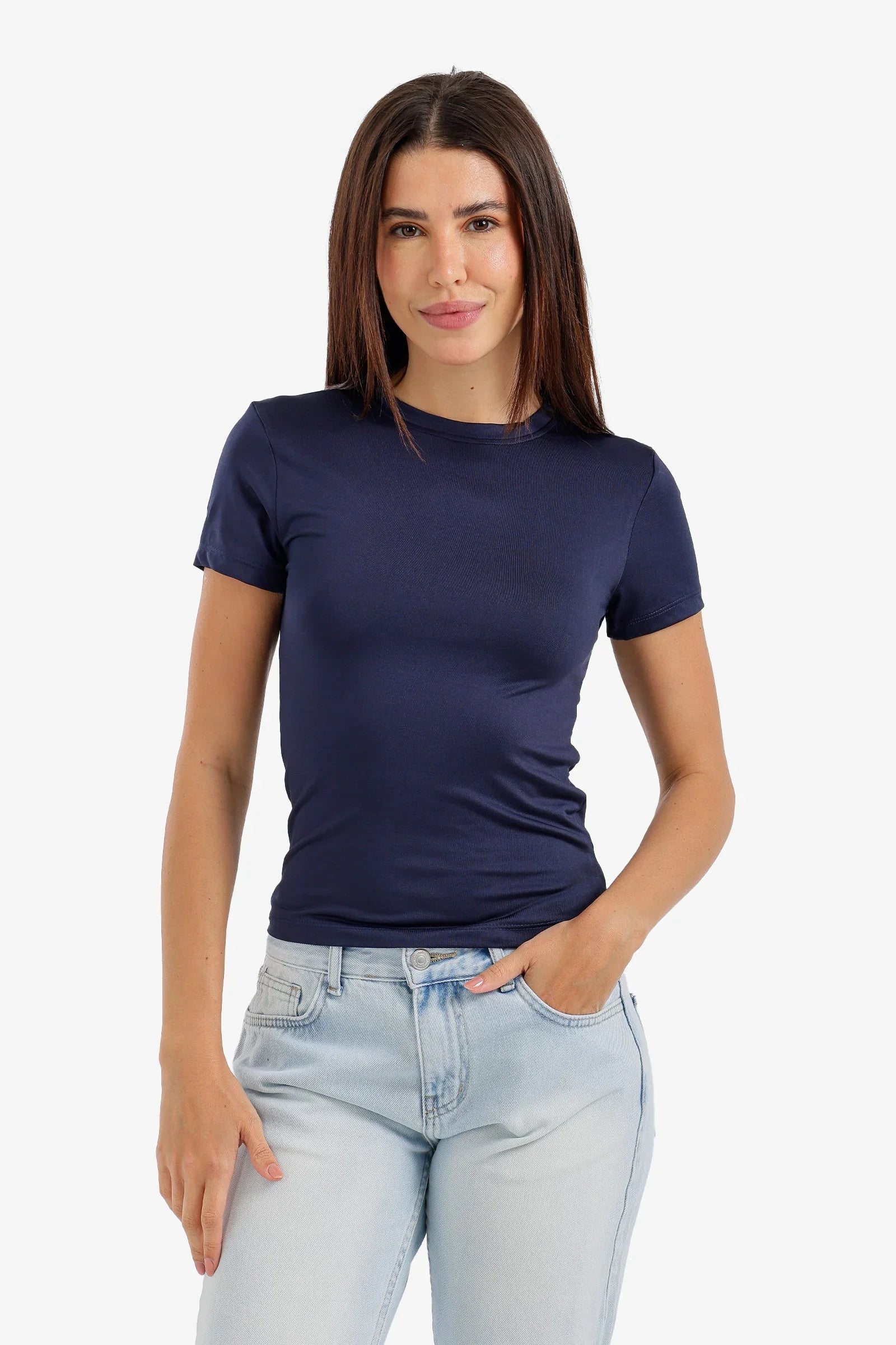 Crew Neck T-Shirt - Carina 1