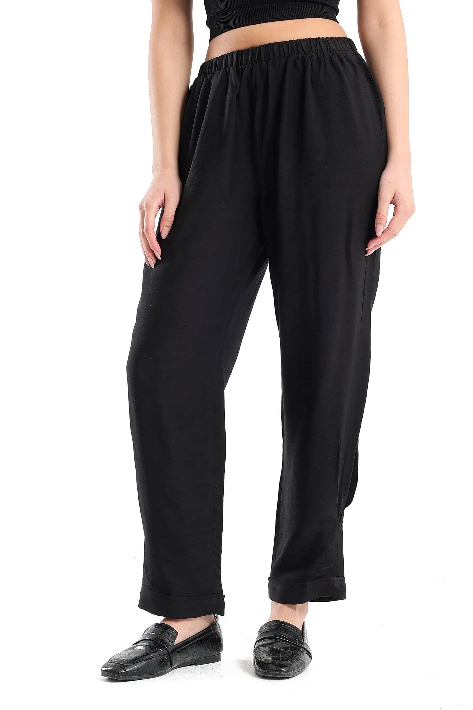 Clue - Boyfriend Fit Solid Pants 5