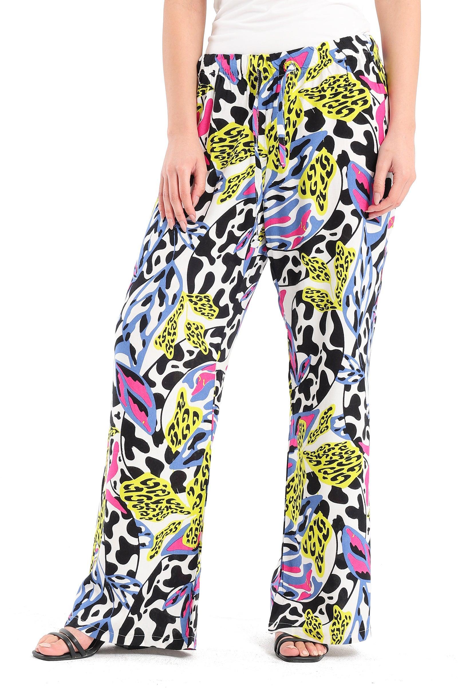 Clue - Printed Pants with Drawstring 1