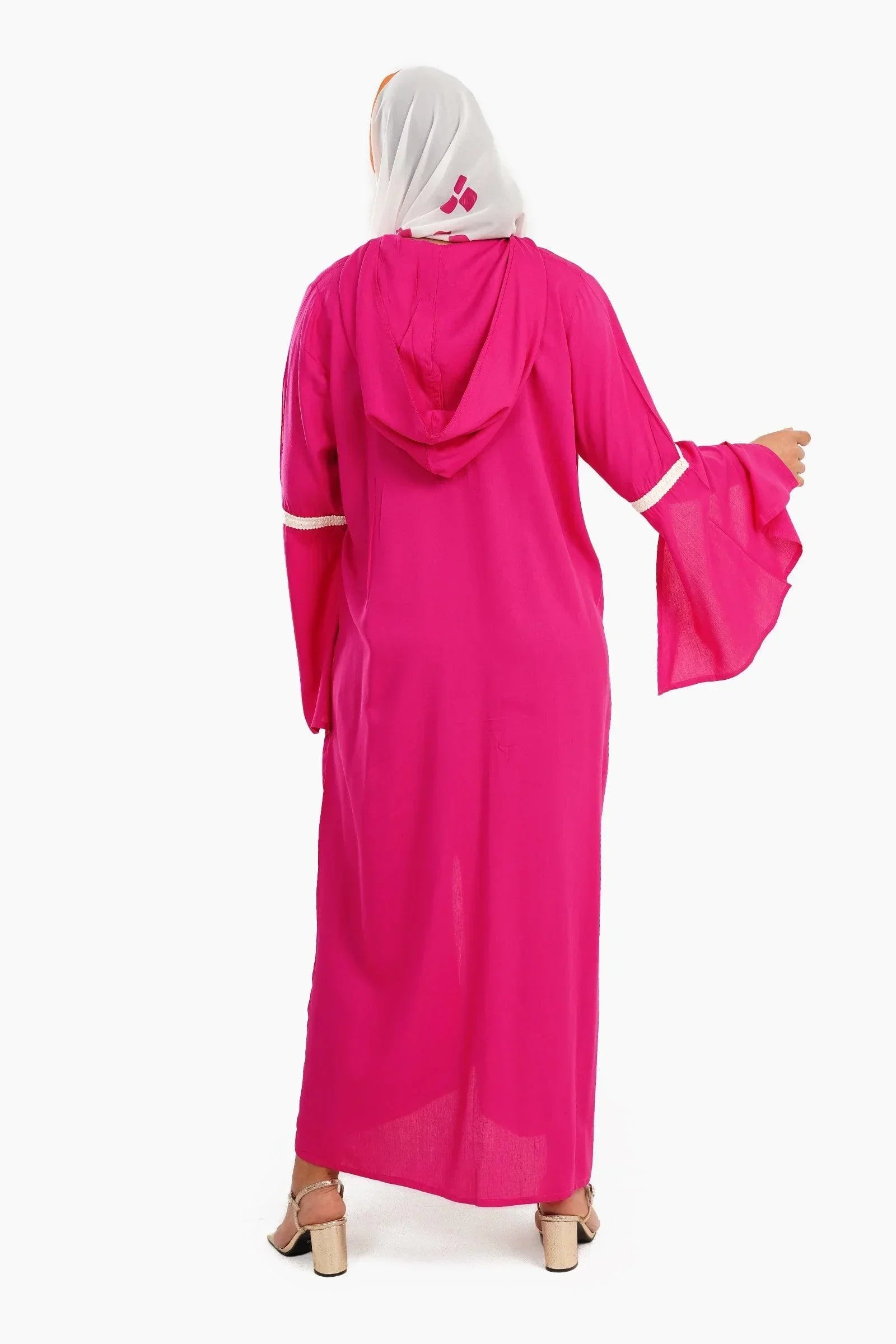 Clue - Dress with Flared Sleeves 7