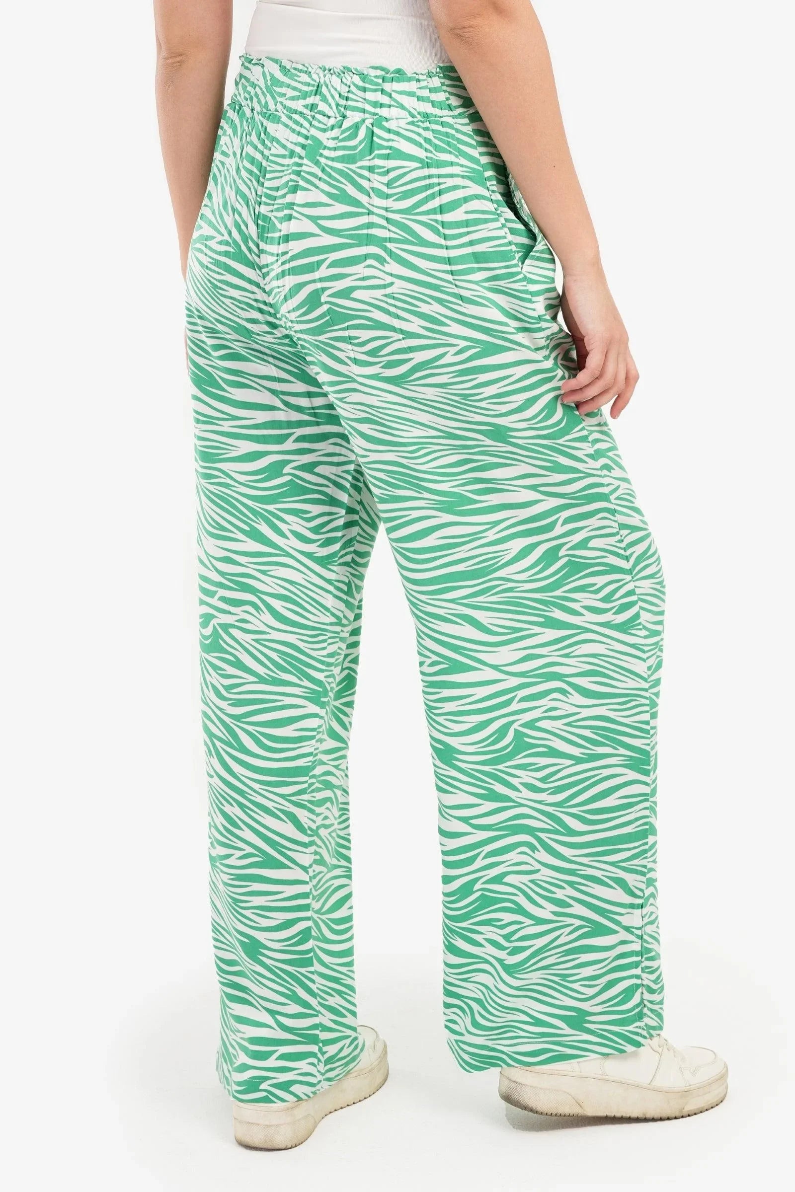 Clue - Zebra Print Pants with Slits 6