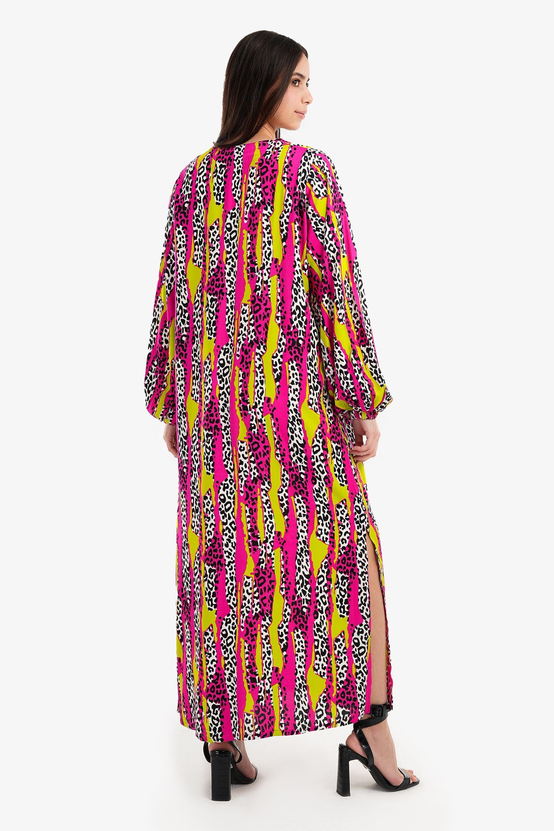 Clue - Dress with Puffy Sleeves 3