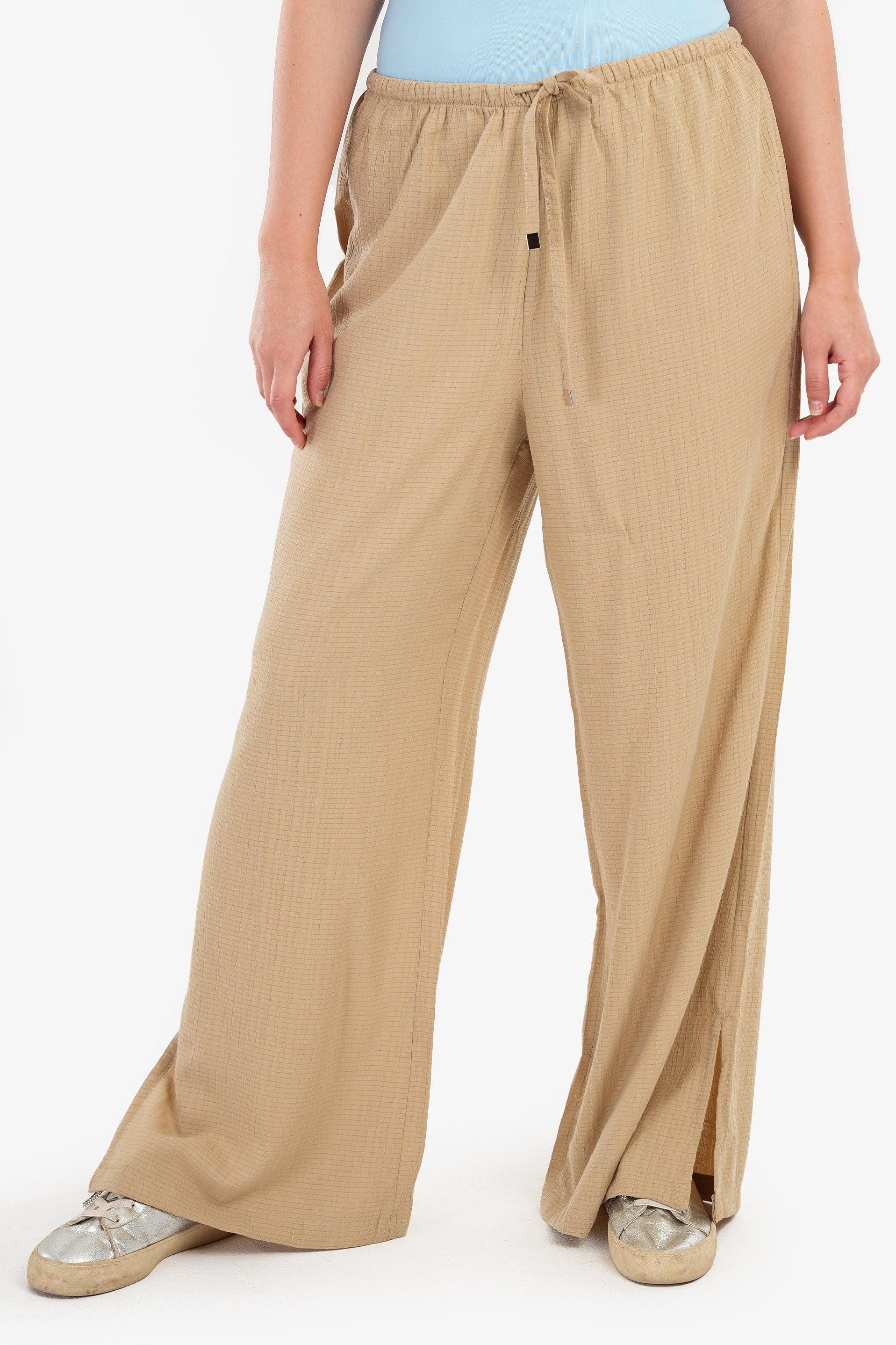 Clue - Wide Leg Pants with Slits 3