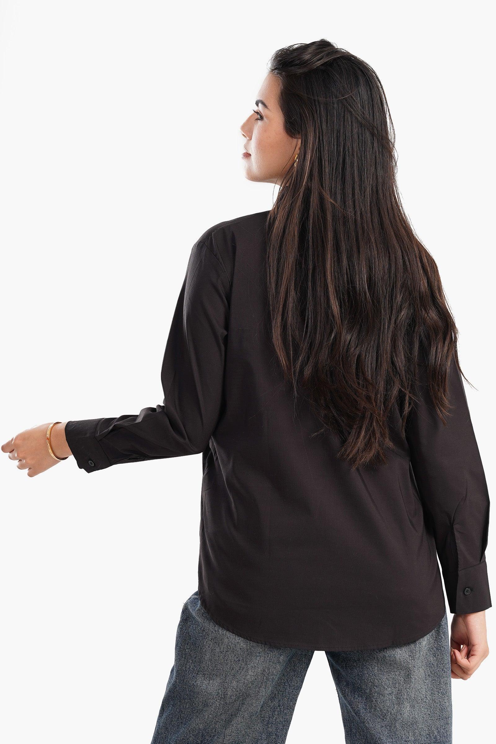 Clue - Poplin Solid Pattern Shirt 4