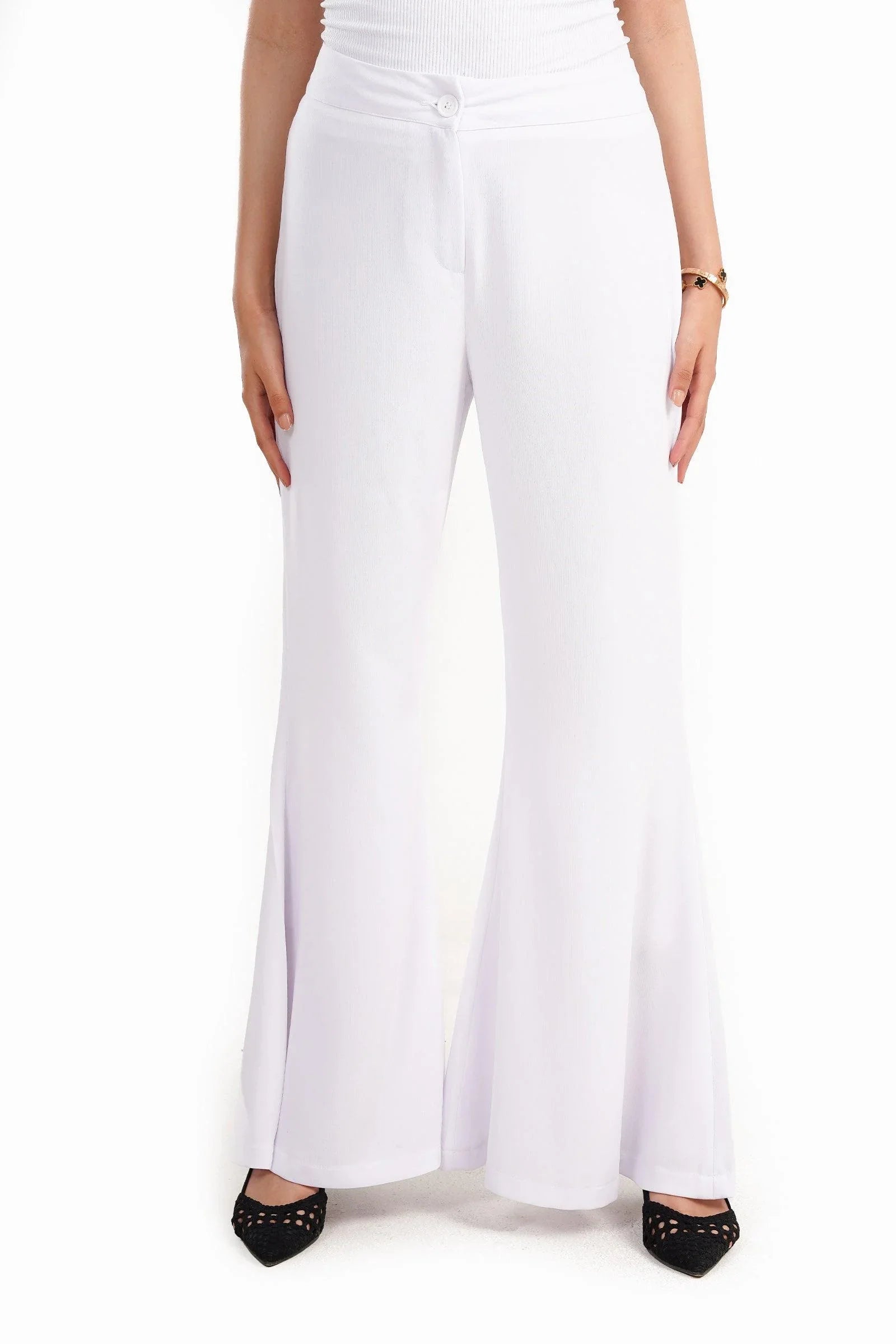 Clue - Crepe Lycra Flared Pants 1