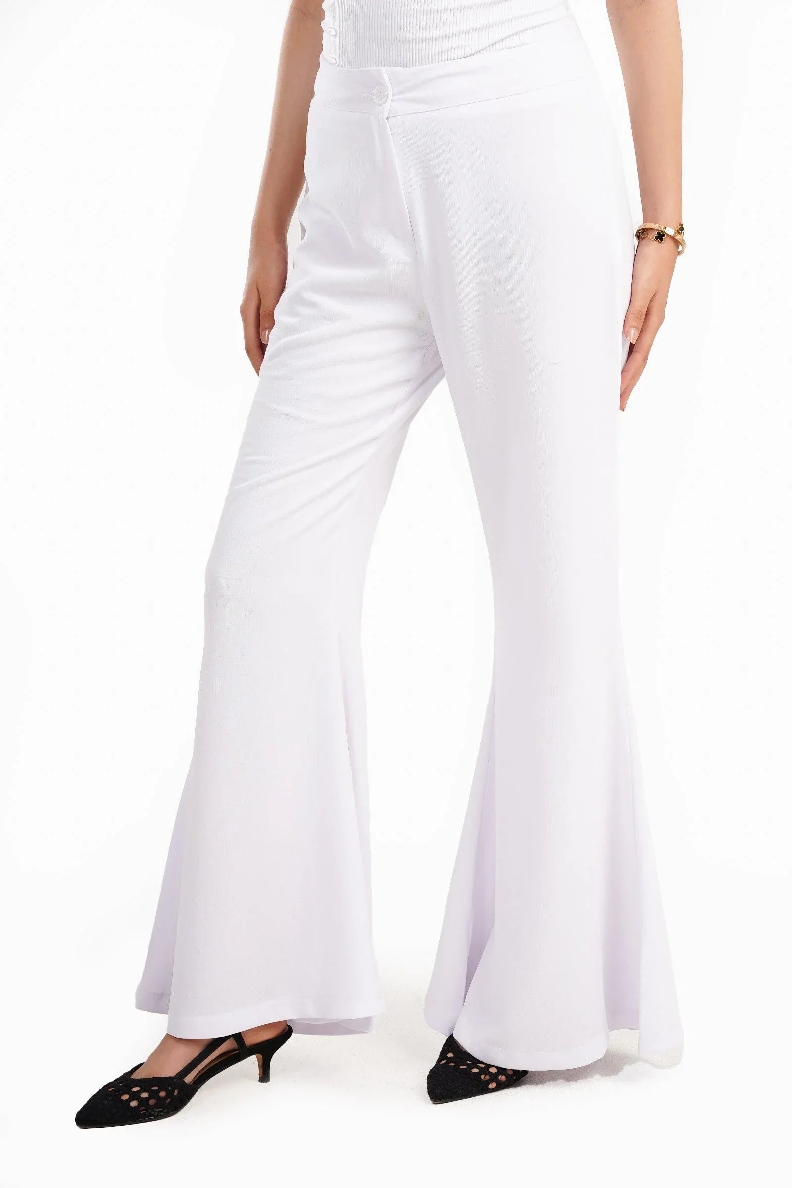 Clue - Crepe Lycra Flared Pants 2