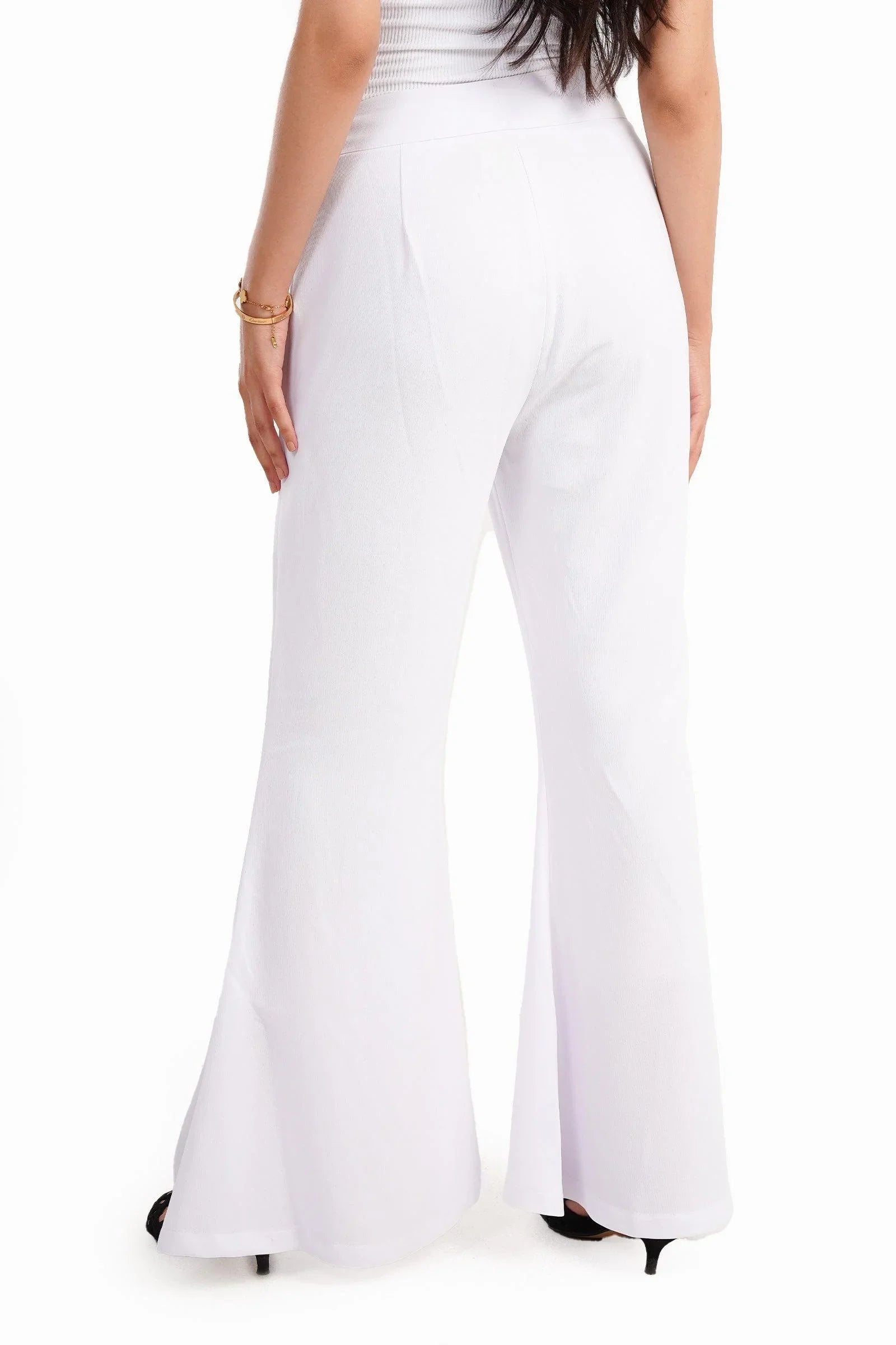 Clue - Crepe Lycra Flared Pants 3