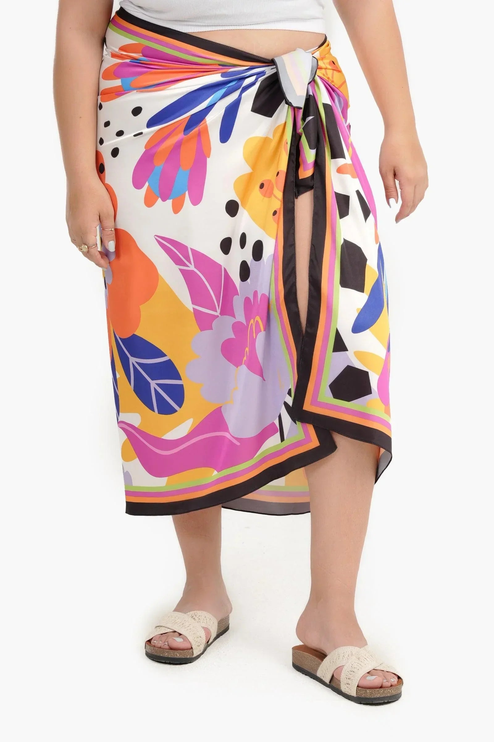 Clue - Satin Swimwear Cover Up 1