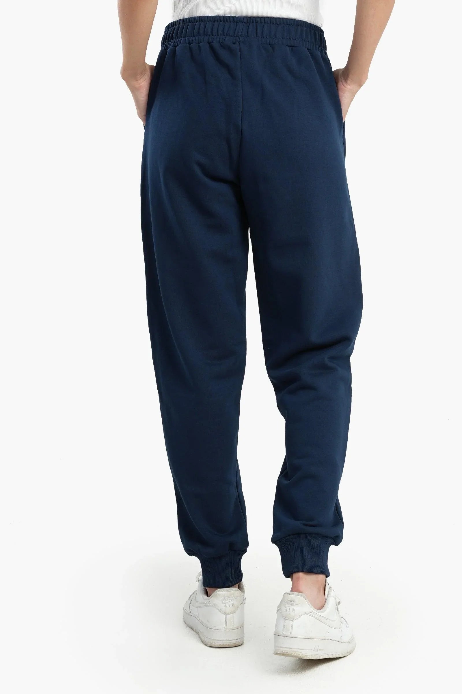 Clue - Navy Cotton Lounge Joggers 4