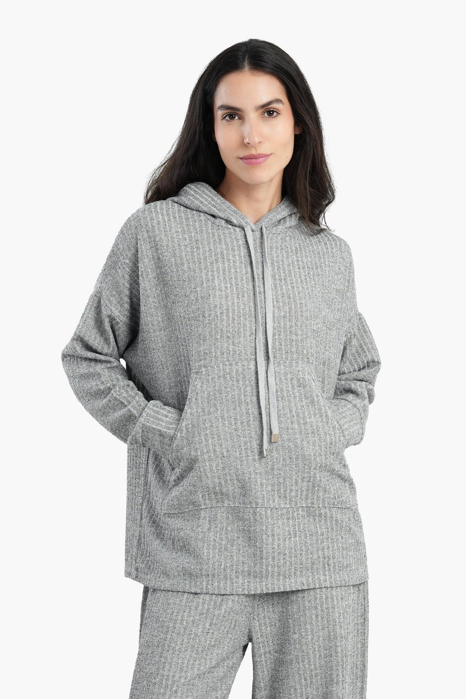 Clue - Ribbed Polyester Hoodie 2