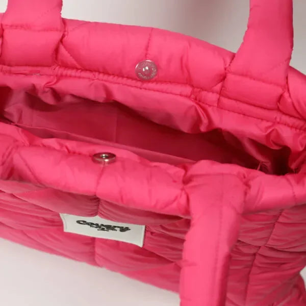 Hot Pink Puffy Tote Bag - Covery - Babazzaro
