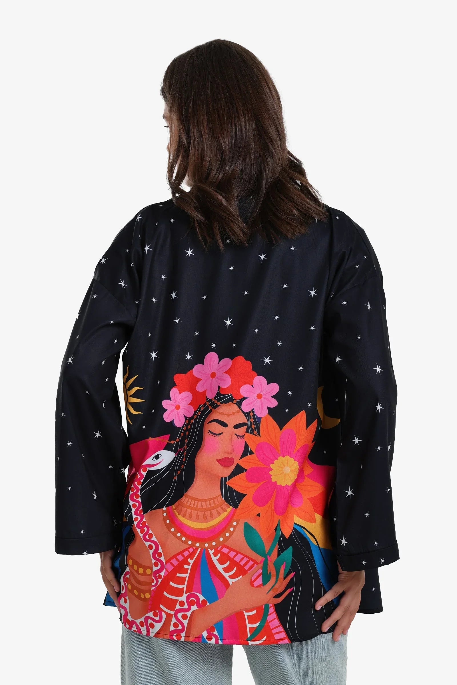 Clue - Star Print Kimono 2