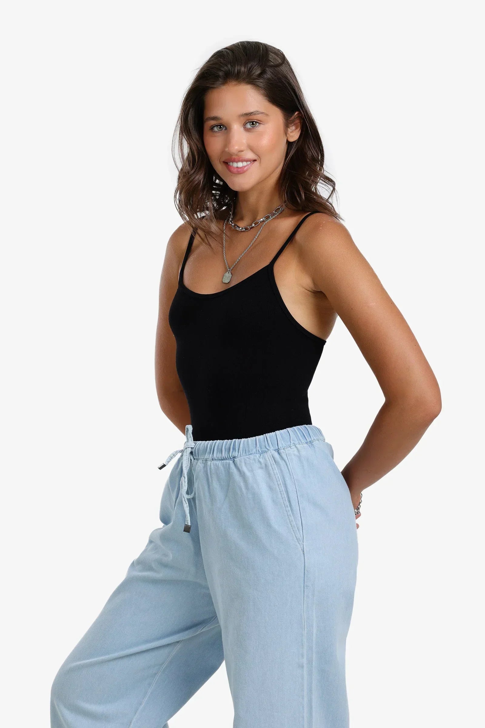 Clue - Spaghetti Strap Bodysuit 3