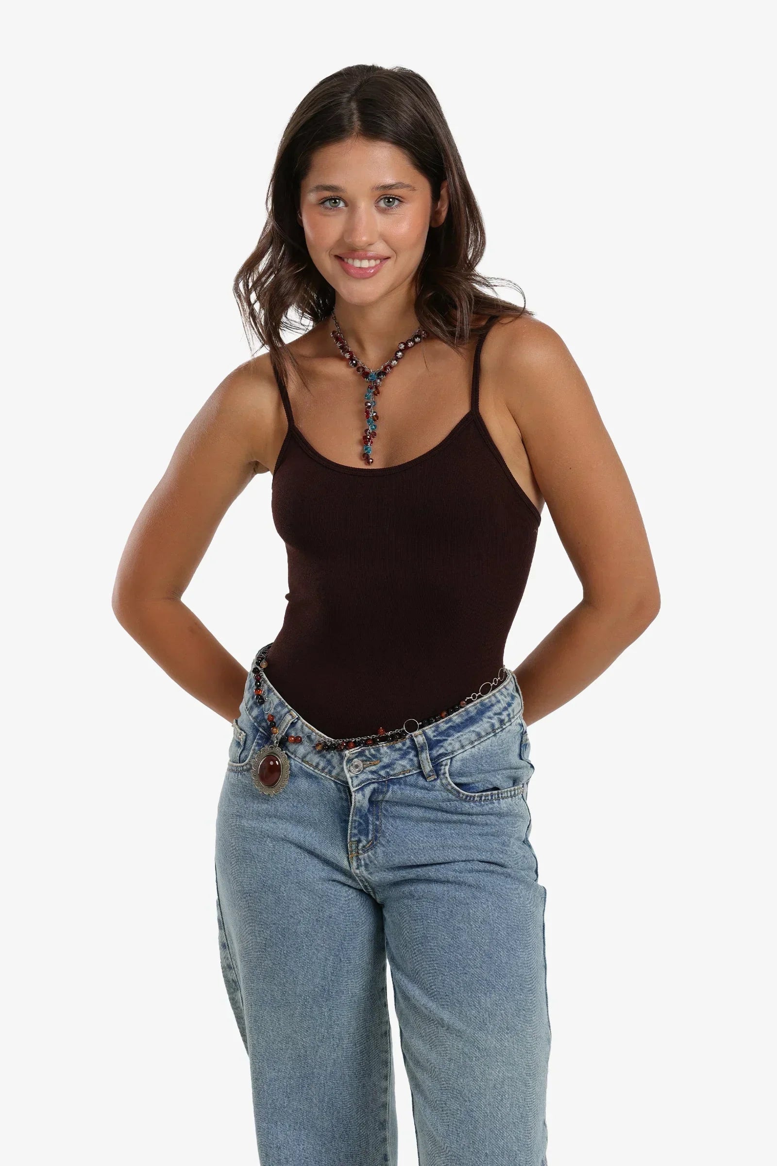 Clue - Spaghetti Strap Bodysuit 7