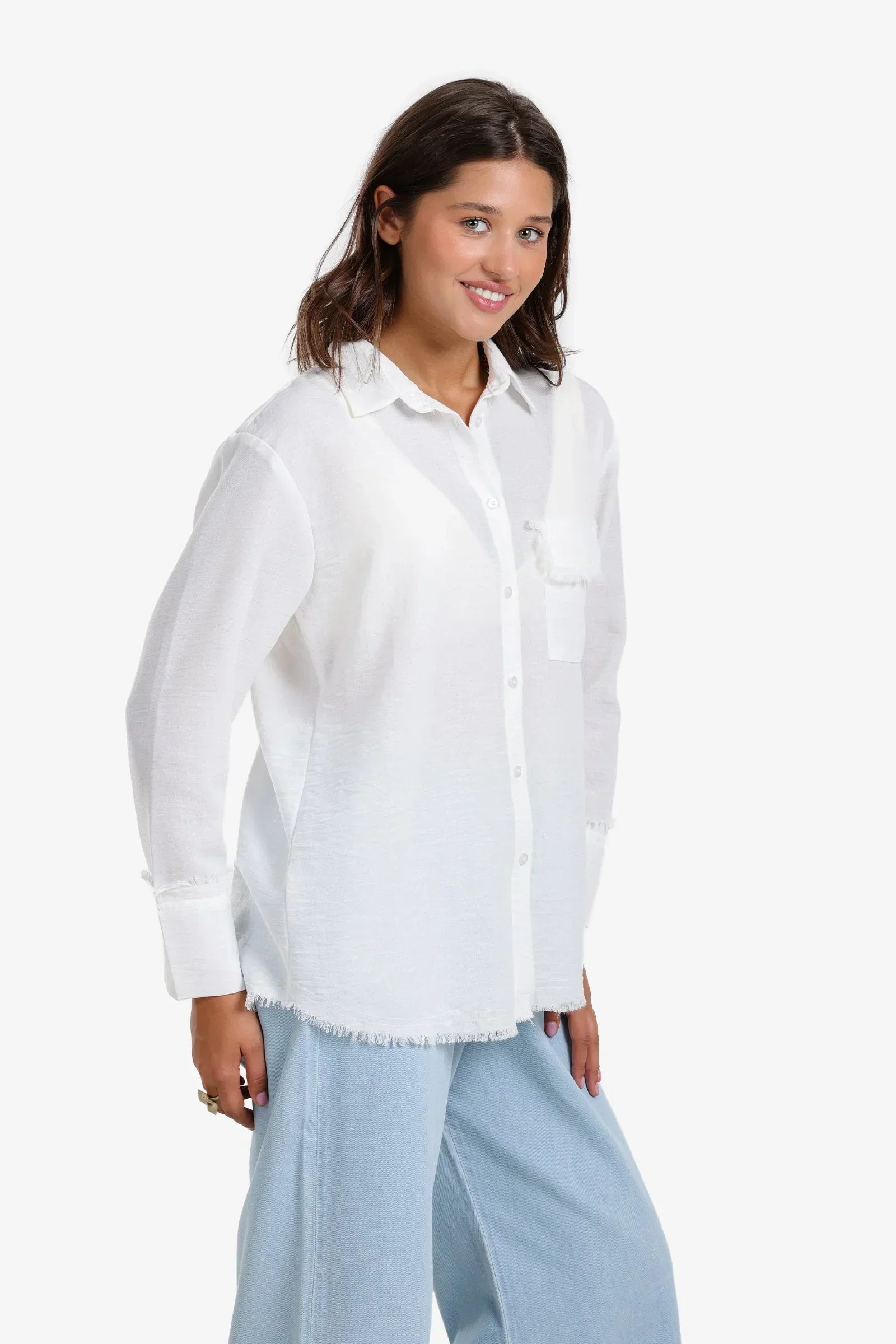 Clue - Relaxed Fit Voile Shirt 10