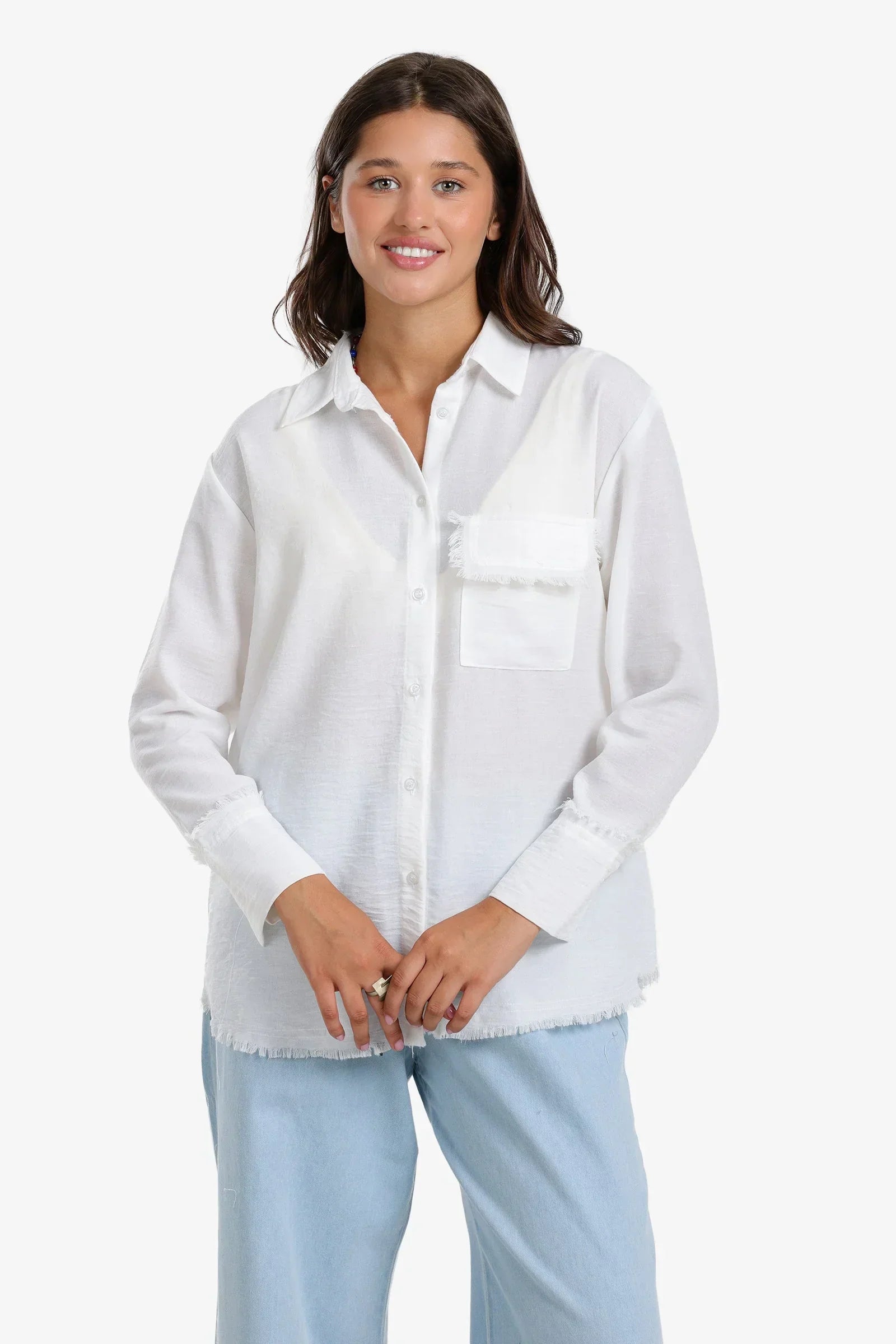 Clue - Relaxed Fit Voile Shirt 9