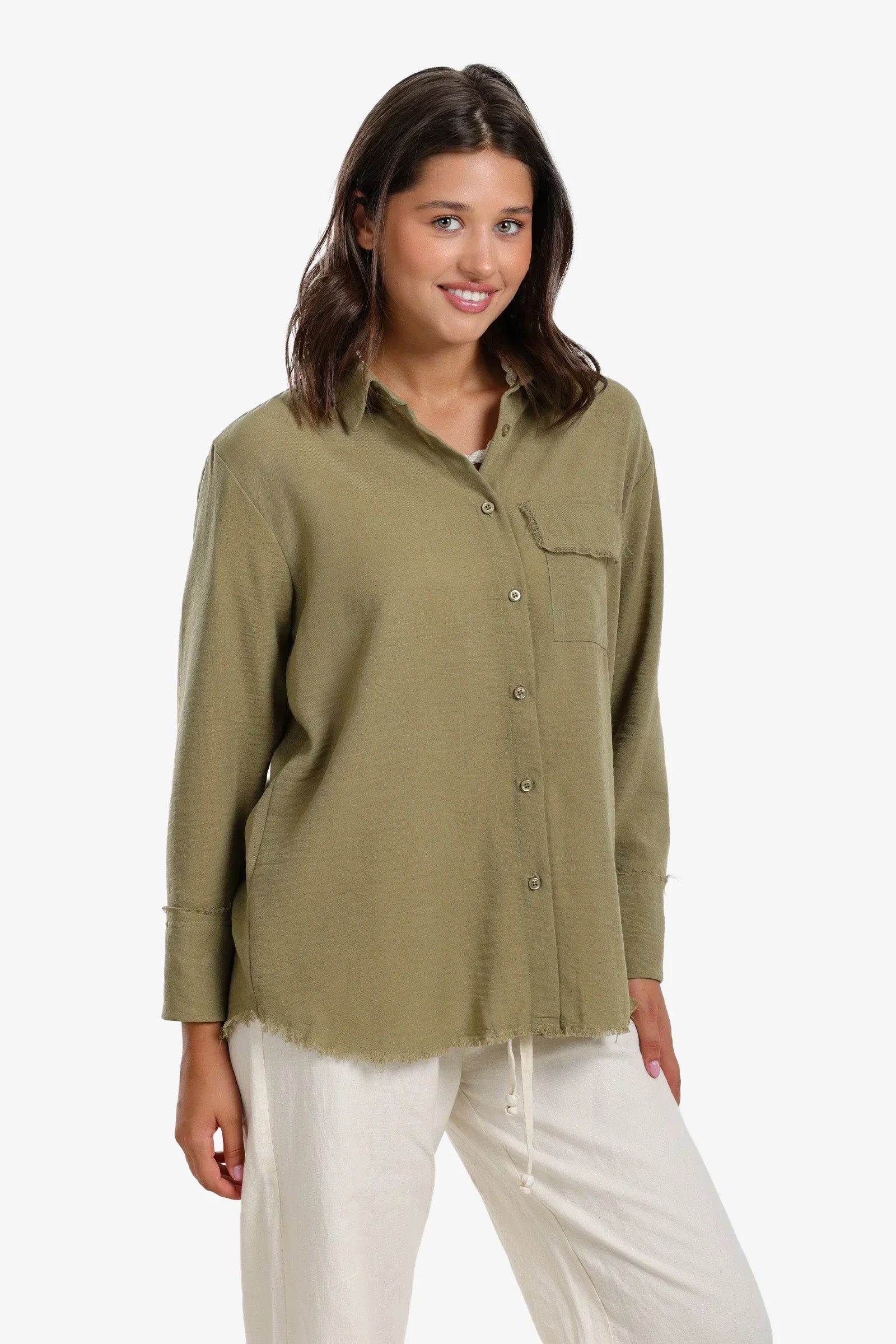Clue - Relaxed Fit Voile Shirt 5