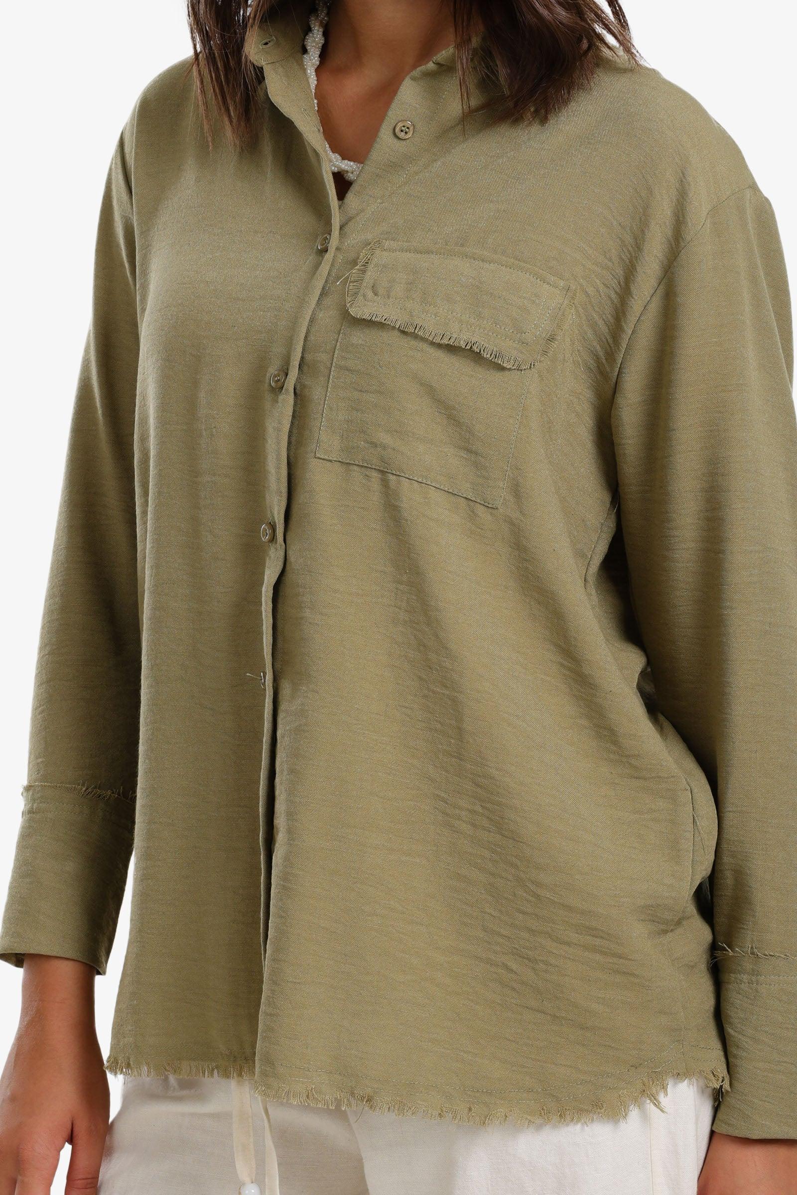 Clue - Relaxed Fit Voile Shirt 8