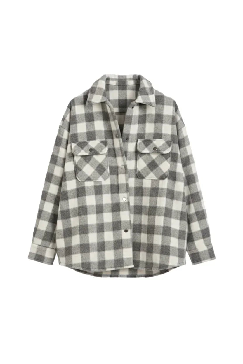 Clue - Plaid Buttoned Overshirt 3