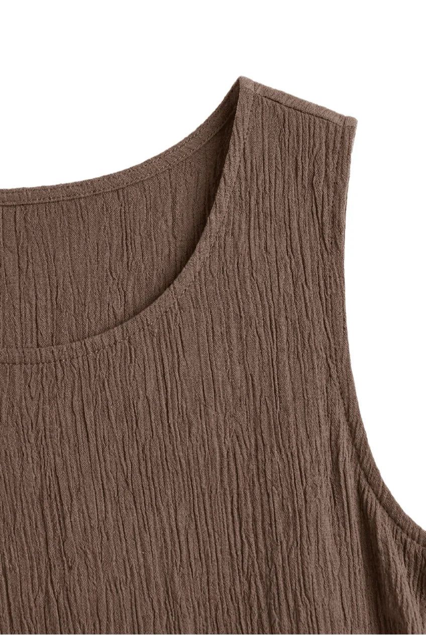 Relaxed Sleeveless Blouse - Clue - Babazzaro