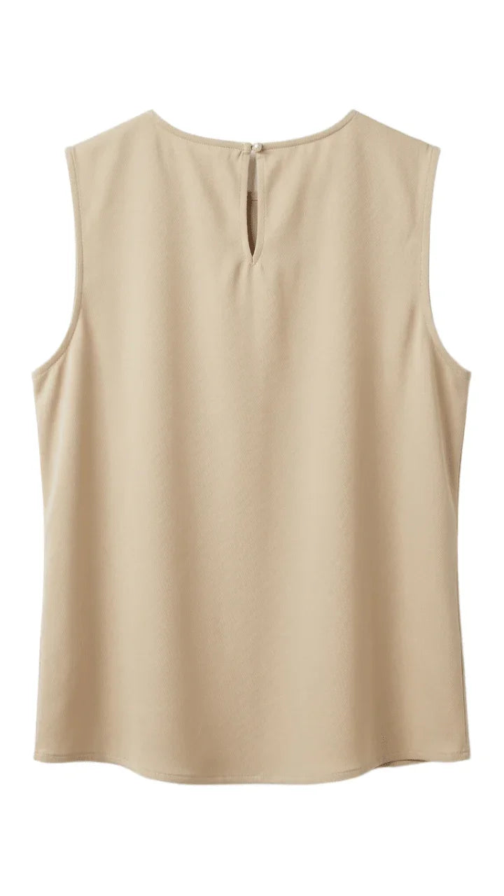 Sleeveless Viscose Blouse - Clue - Babazzaro