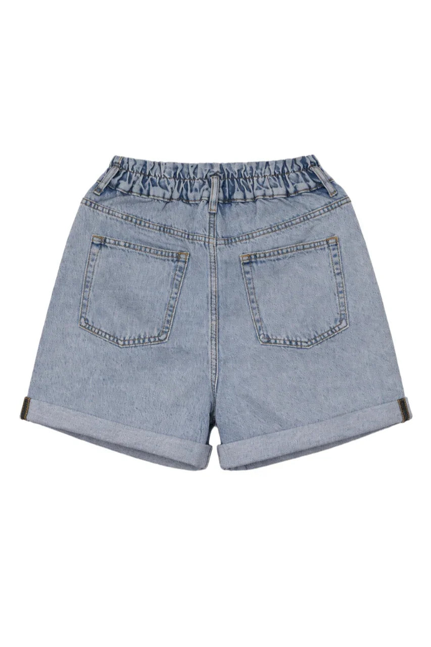 Double-Button Denim Shorts - Clue 3