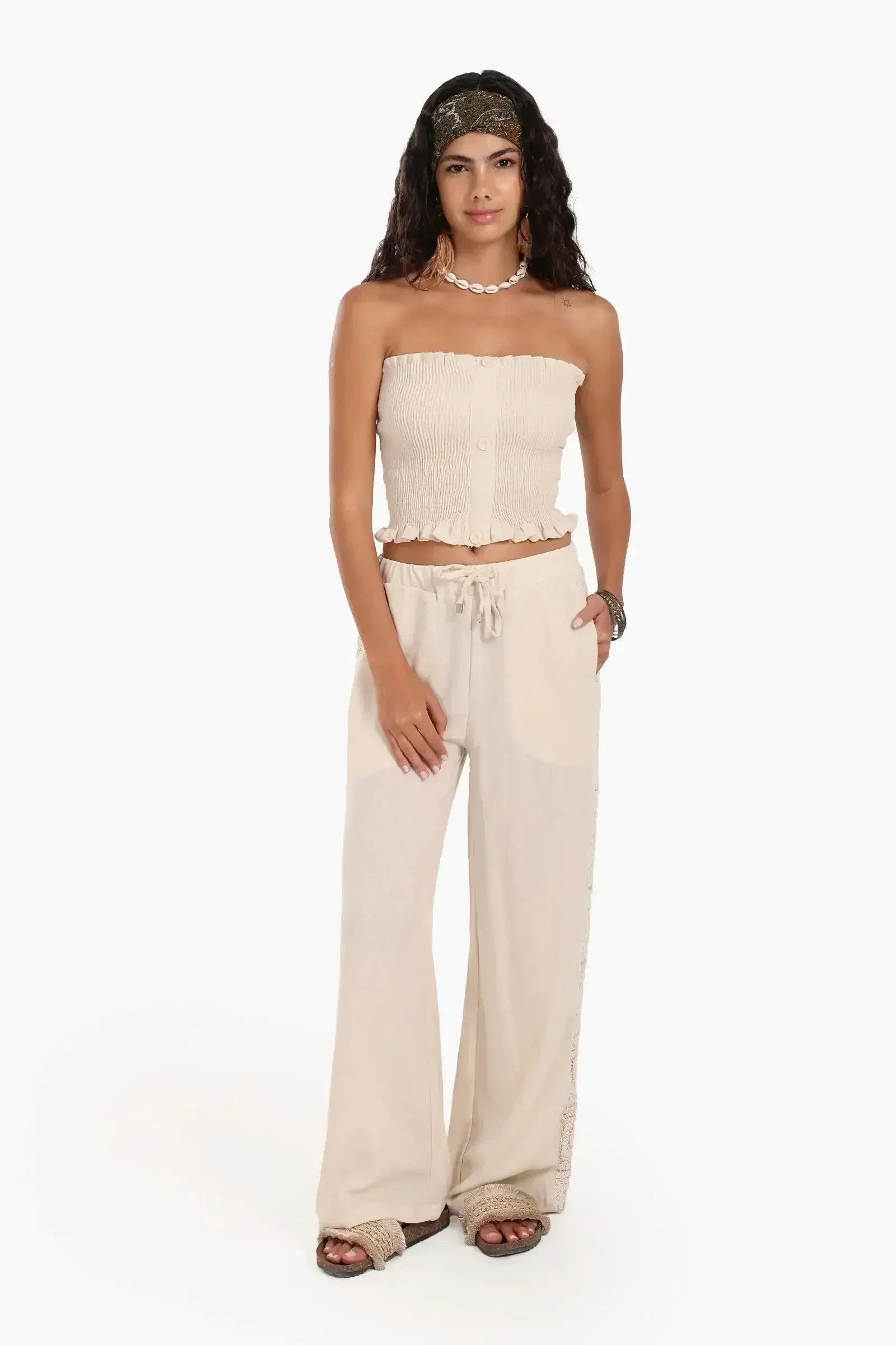 Carina - Strapless Lounge Set 1