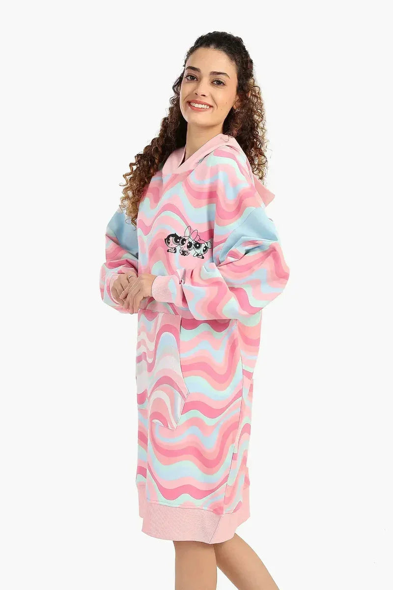 Dropped Shoulder Printed Nightgown - Carina 2