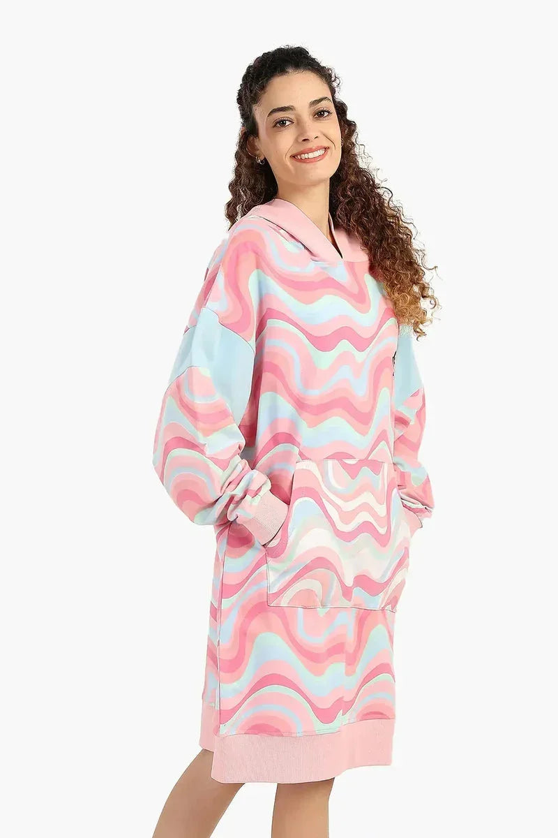 Dropped Shoulder Printed Nightgown - Carina 3