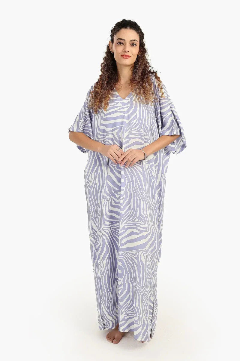 Carina - Colored V-Neck Nightgown 1