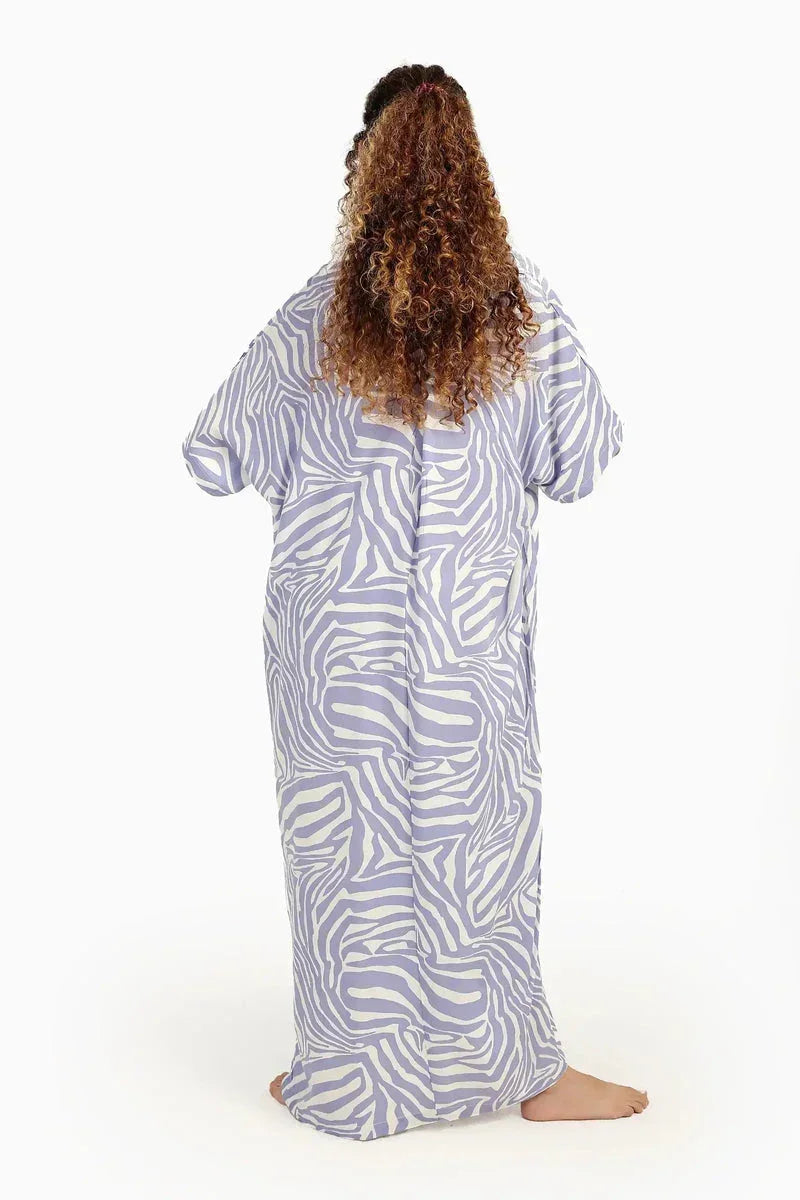 Colored V-Neck Nightgown - Carina 3