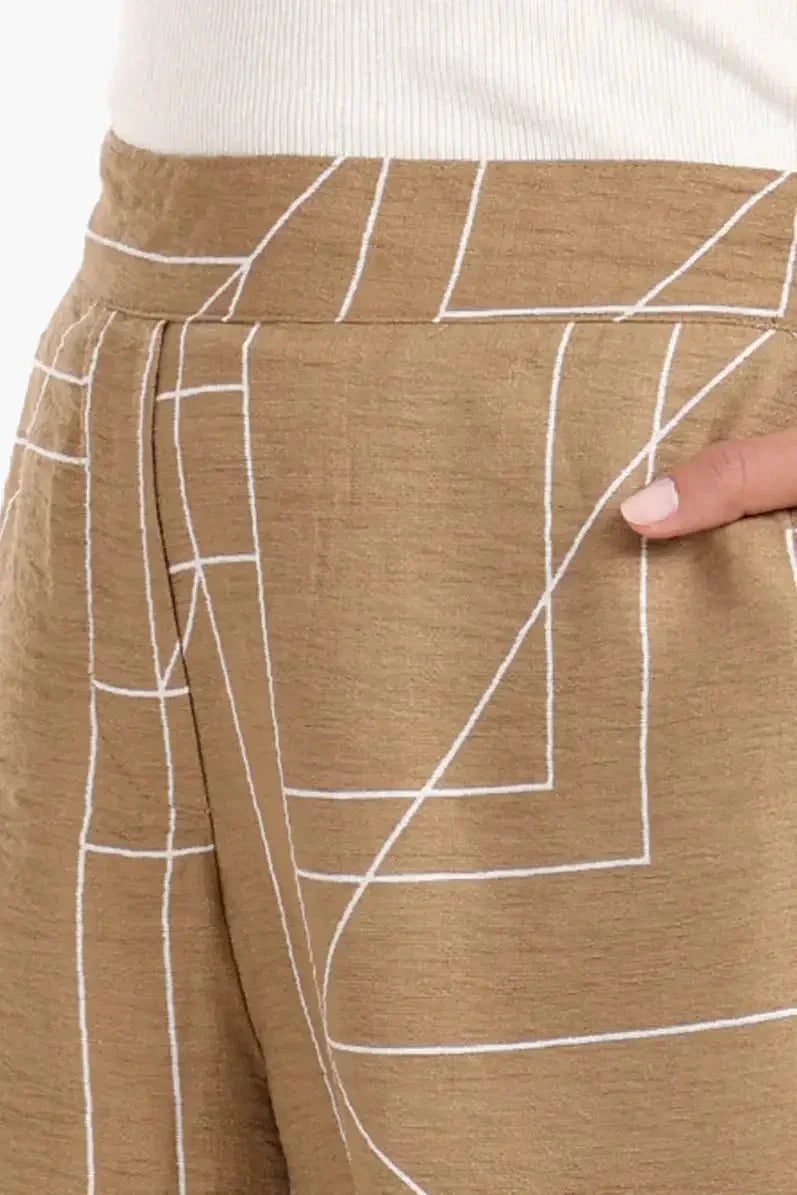 Carina - Lounge Pants with Geometric Pattern 4