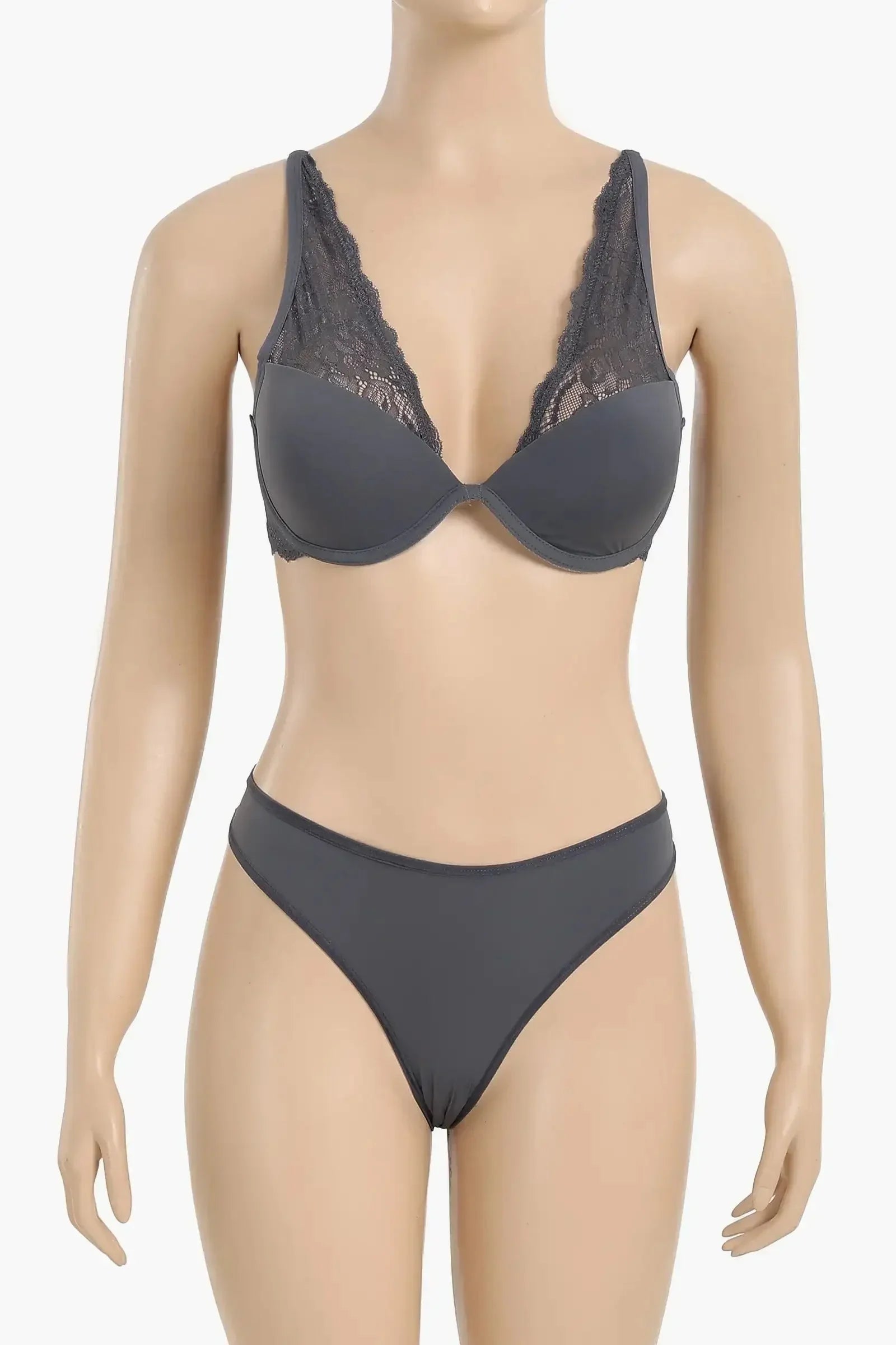 Carina - Wired Bra with Lace Panty Set 3