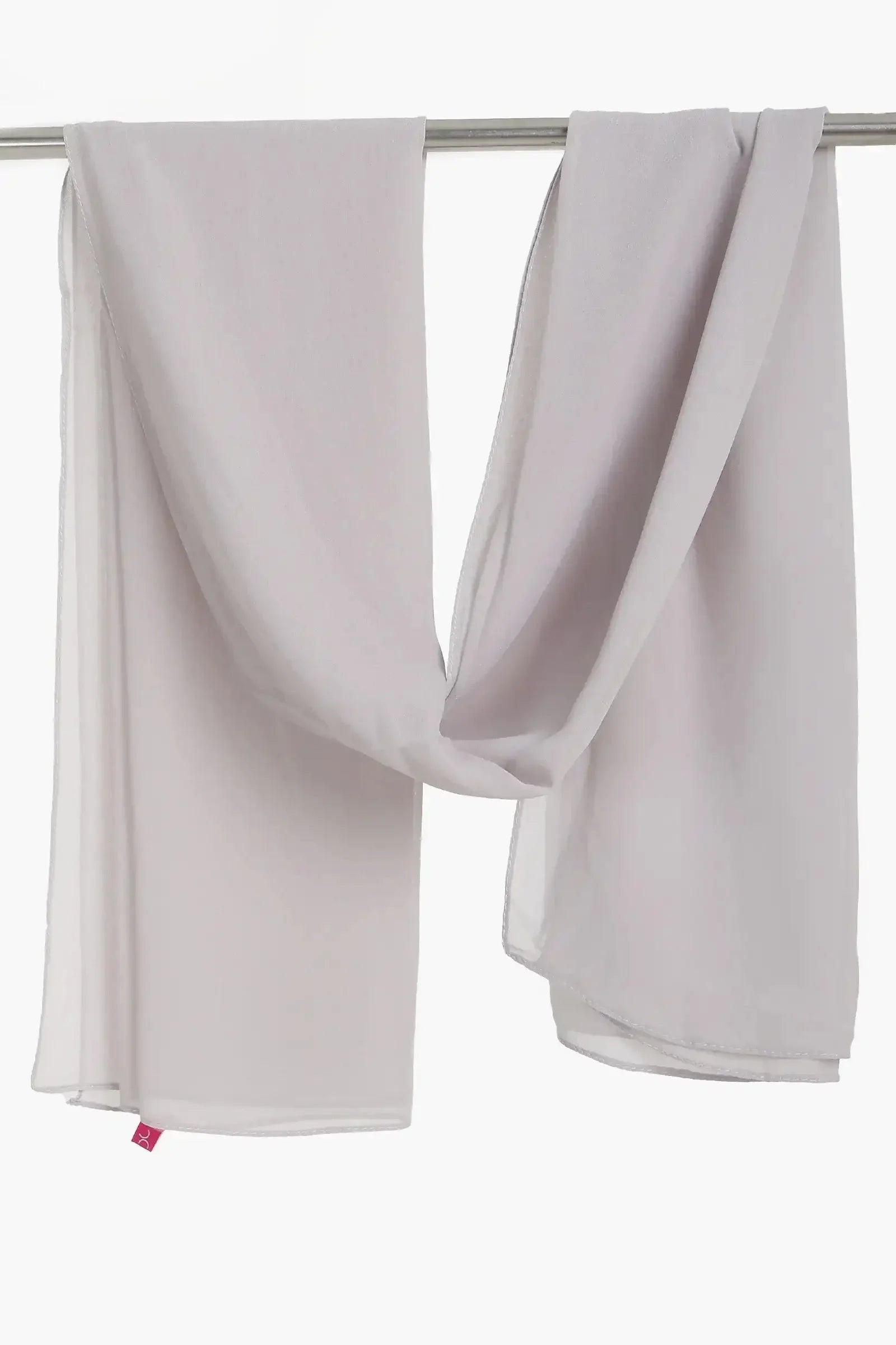 Carina - Solid Pattern Chiffon Scarf 10