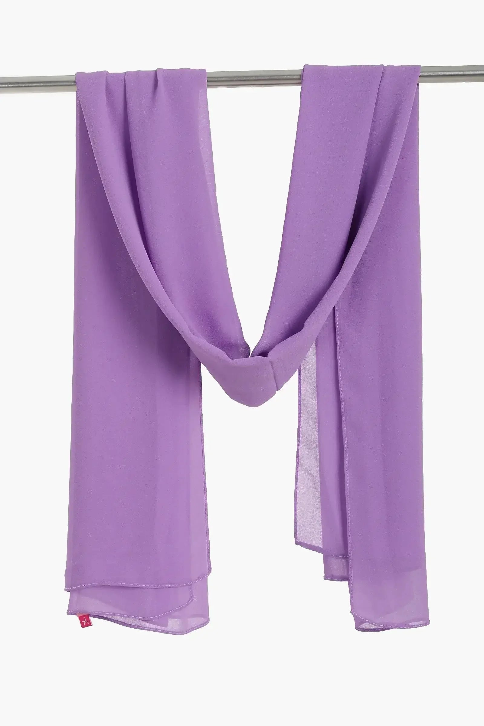Carina - Solid Pattern Chiffon Scarf 9