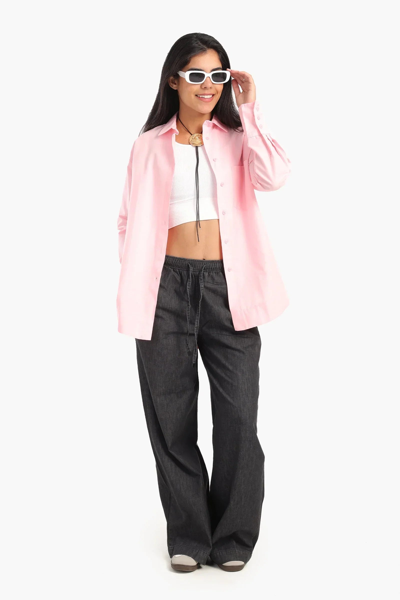 Clue - Viscose Relaxed Fit Shirt 8