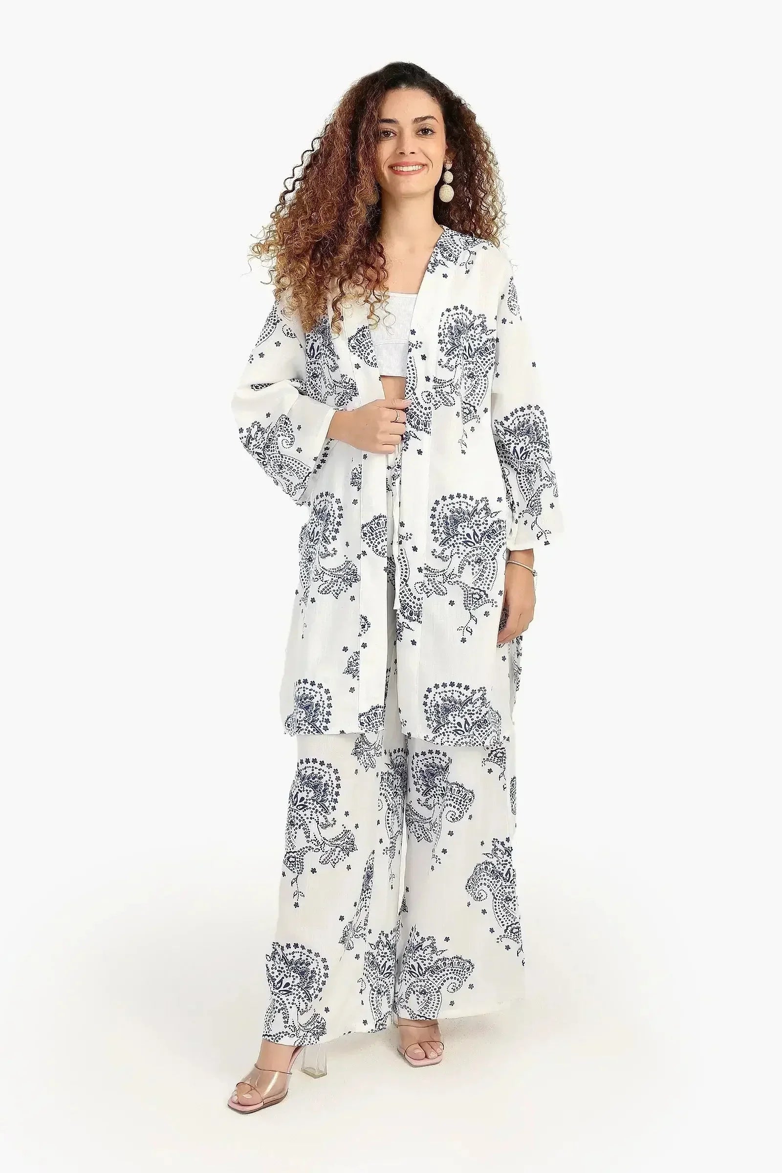 Carina - Pants with Blue Print 5