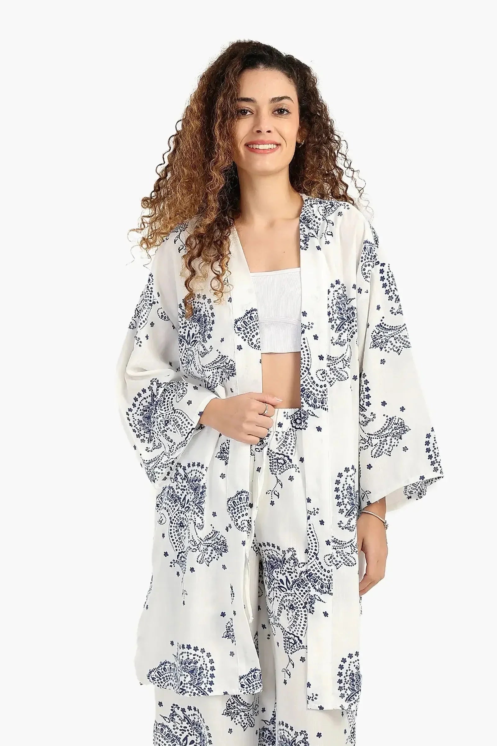 Carina - Wide Long Sleeves Kimono 3