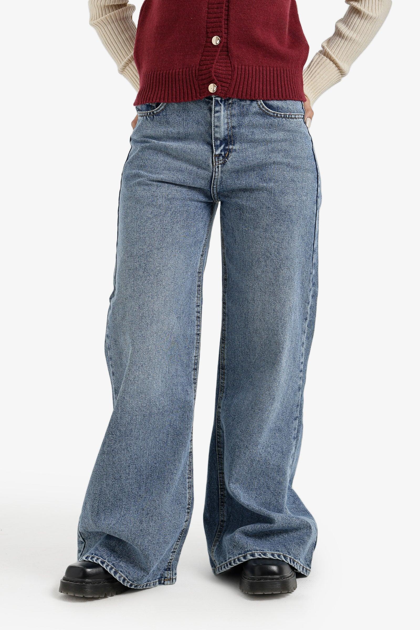 Carina - Wide-Leg Denim Pants 4