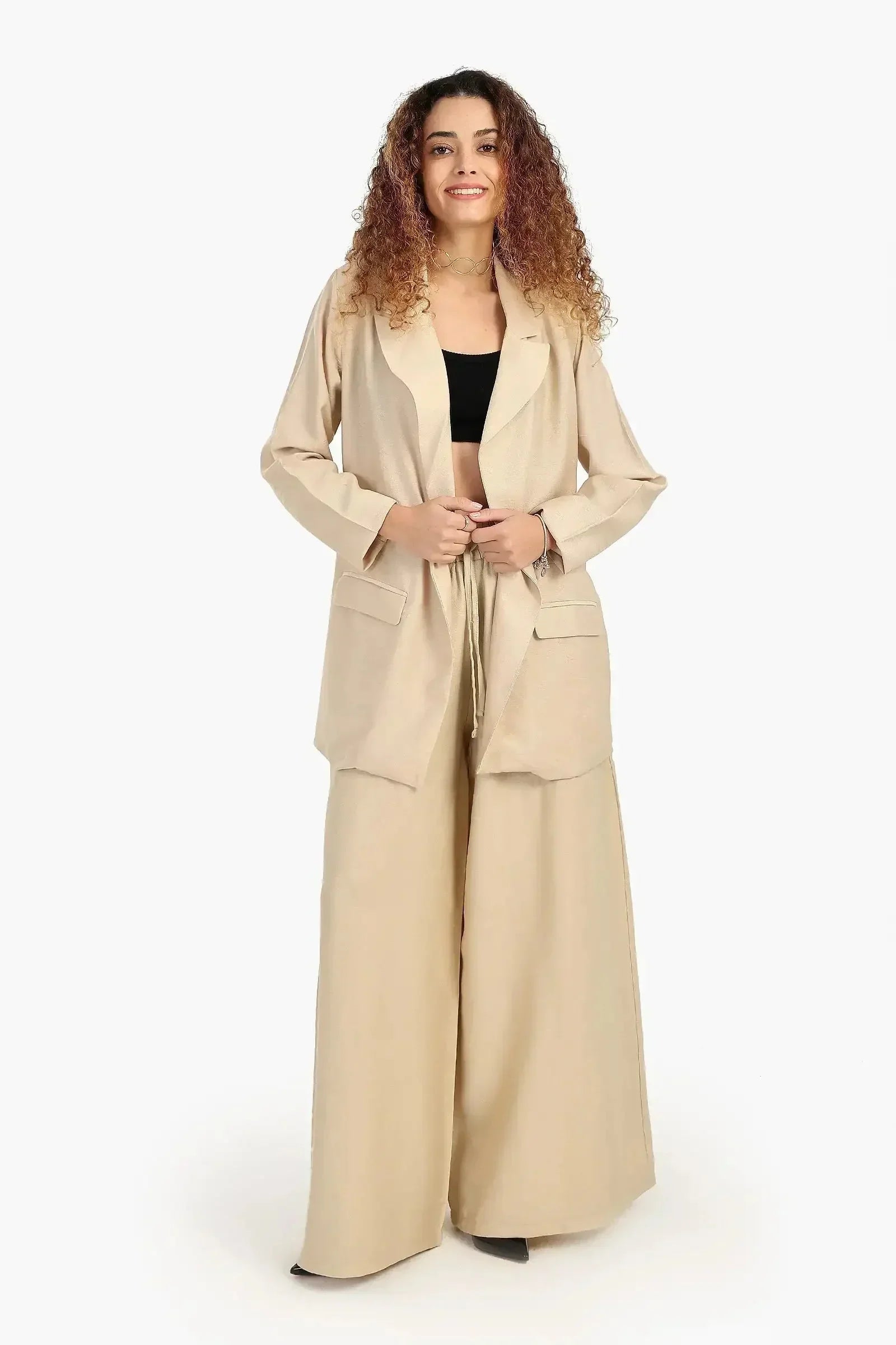 Carina - Notch Collar Lounge Blazer 11