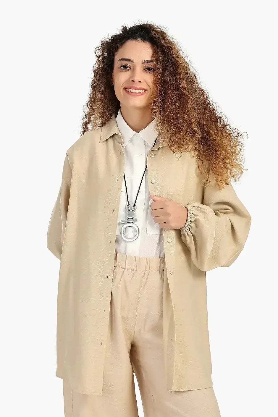 Carina - Linen Long Sleeves Shirt 3