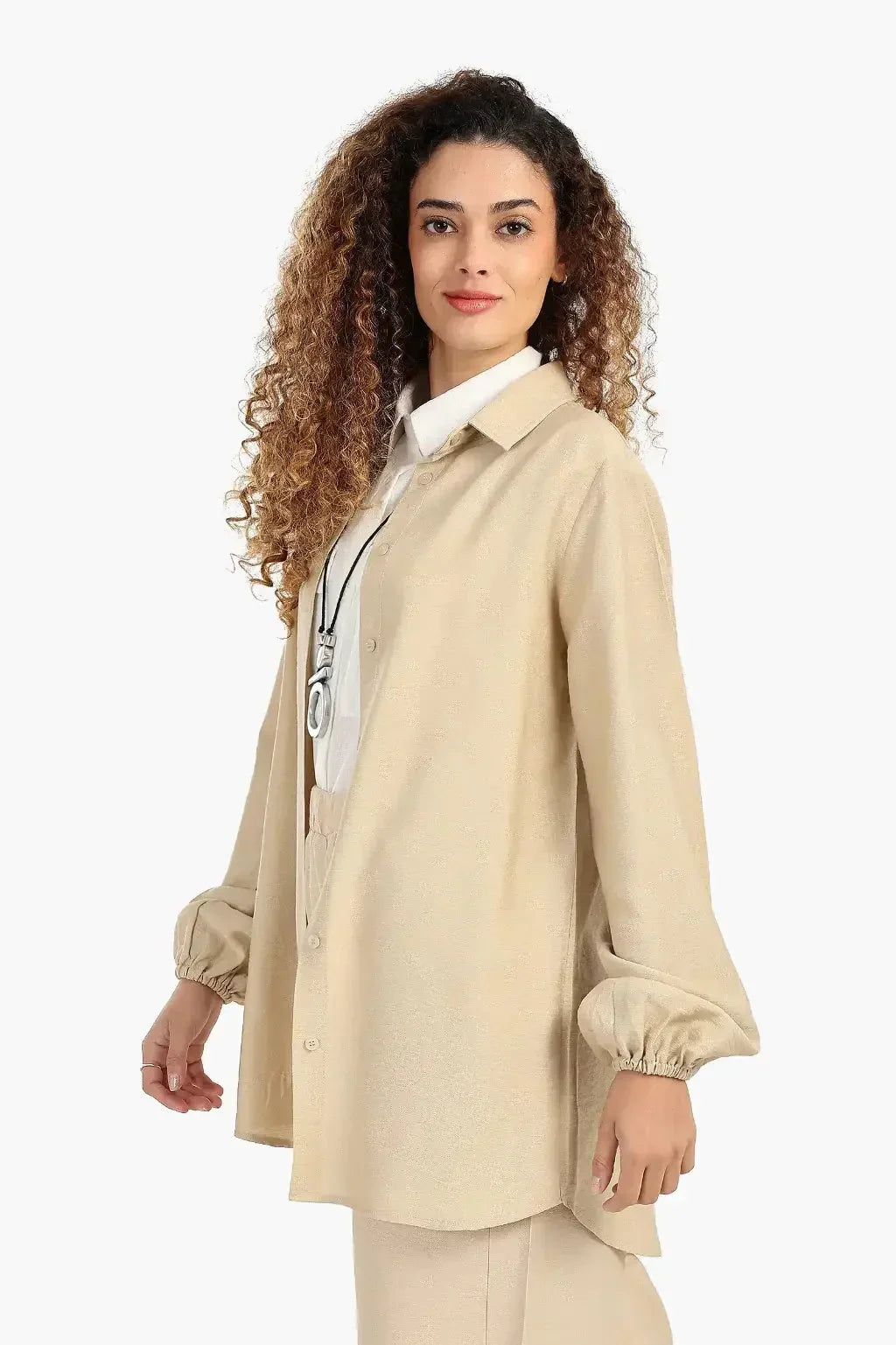 Carina - Linen Long Sleeves Shirt 4