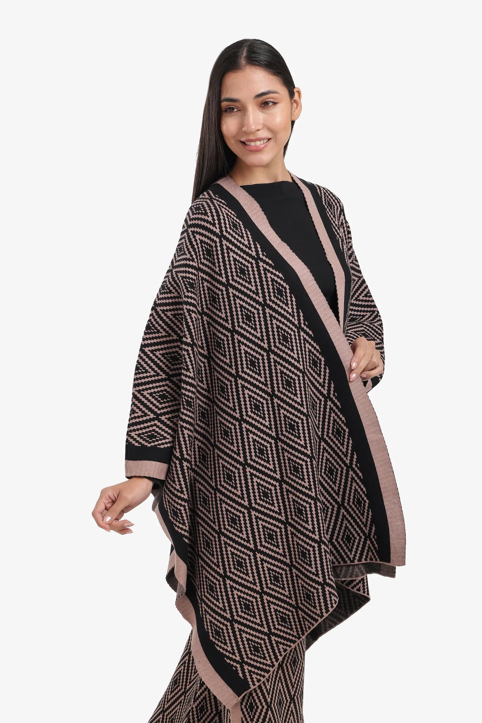Carina - Diamond Lounge Poncho 1