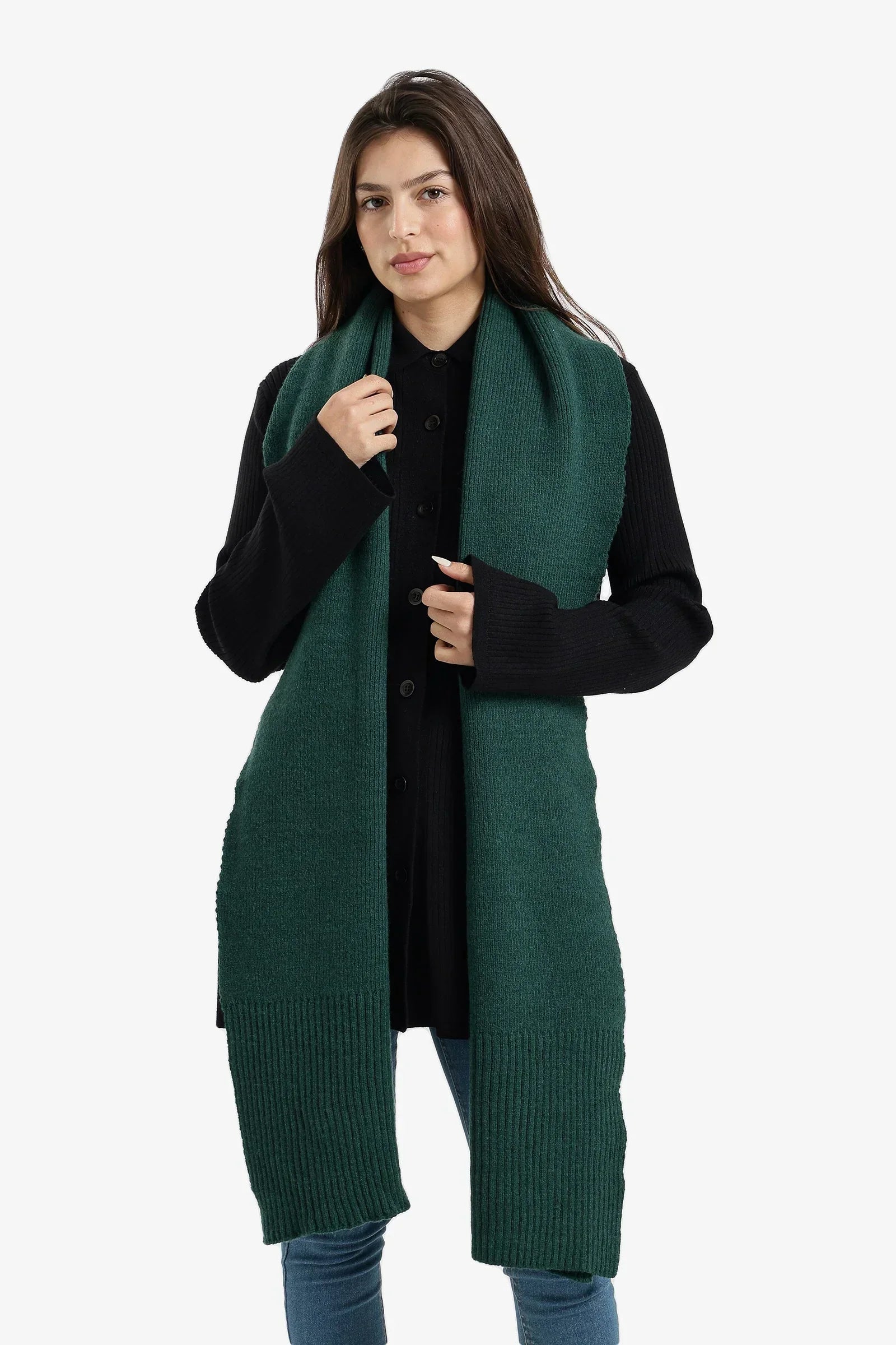 Carina - Knitted Rectangular Scarf 3