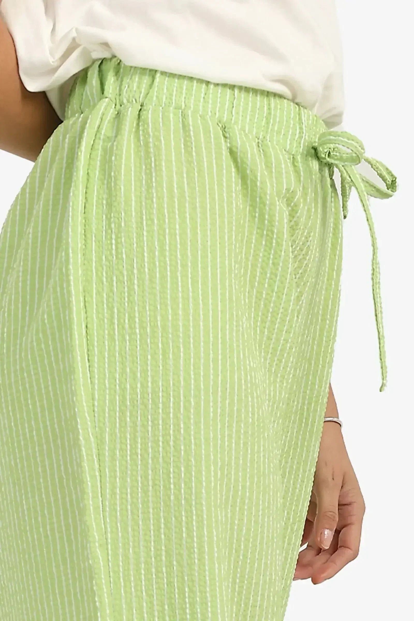 Carina - Comfy Striped Wide Leg Pants 7